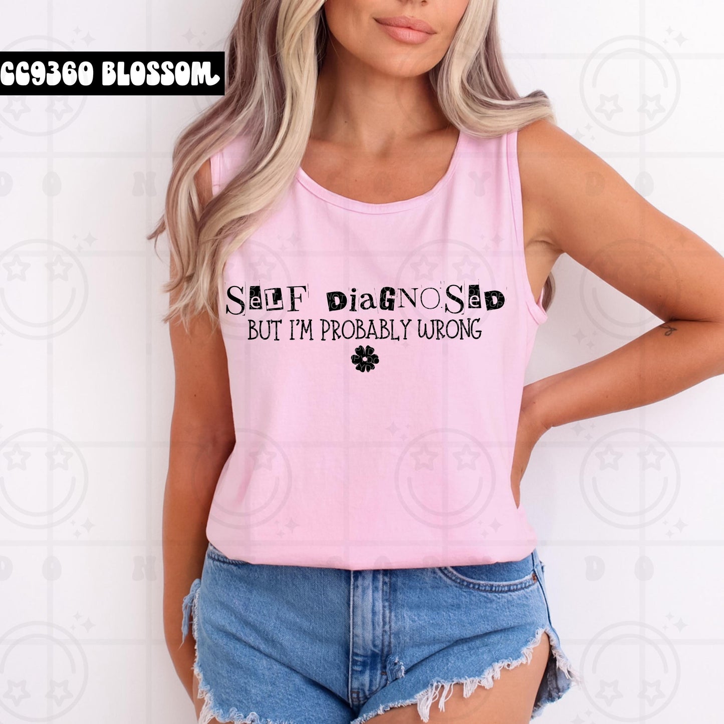 Single Color Snarky Mental Health PNG Design BUNDLE | mentally spicy, diagnosed, undiagnosed, self diagnosed, mentally ill but funny, trauma