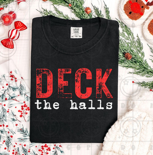 Deck the Halls PNG Christmas Design
