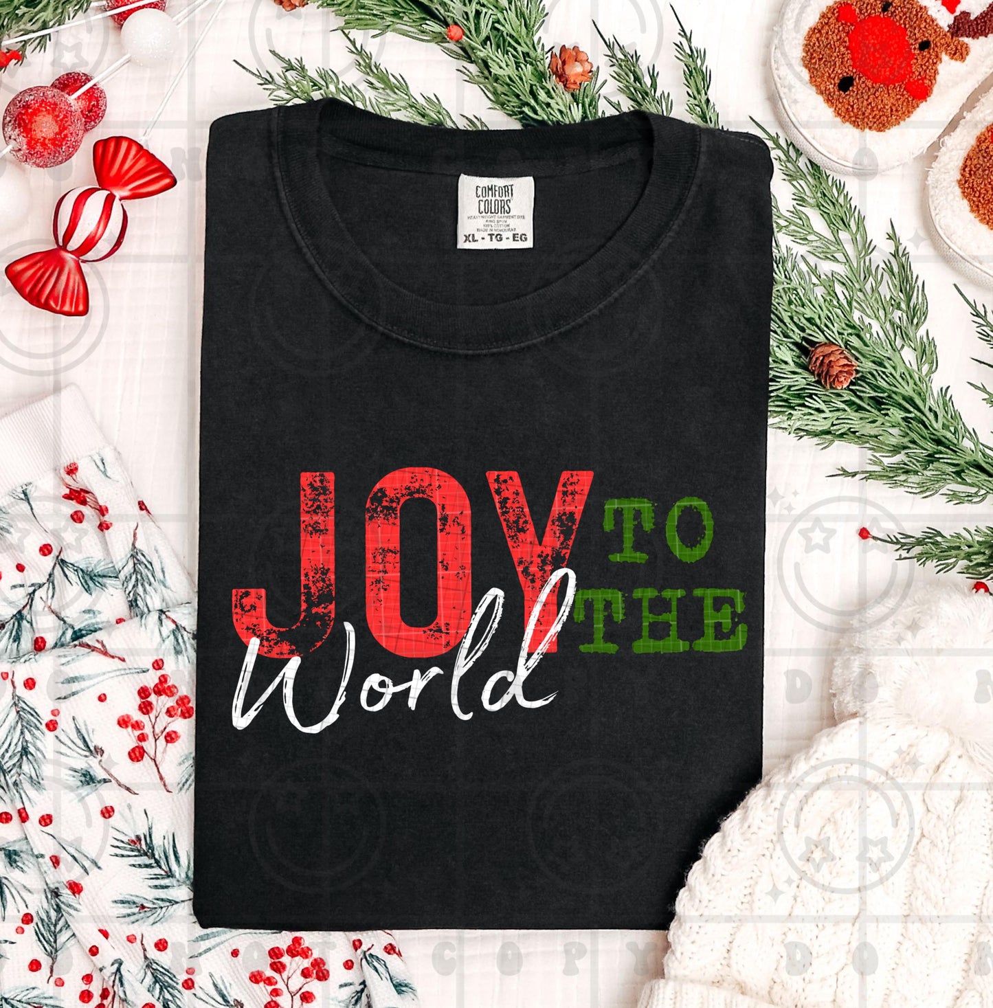 Joy to the world PNG Christmas Design