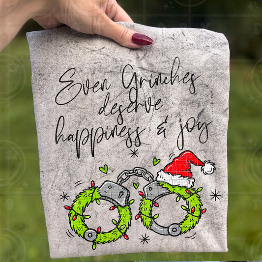 Green furry handcuffs EvenGrinces deserve happiness and joy too PNG Download Christmas