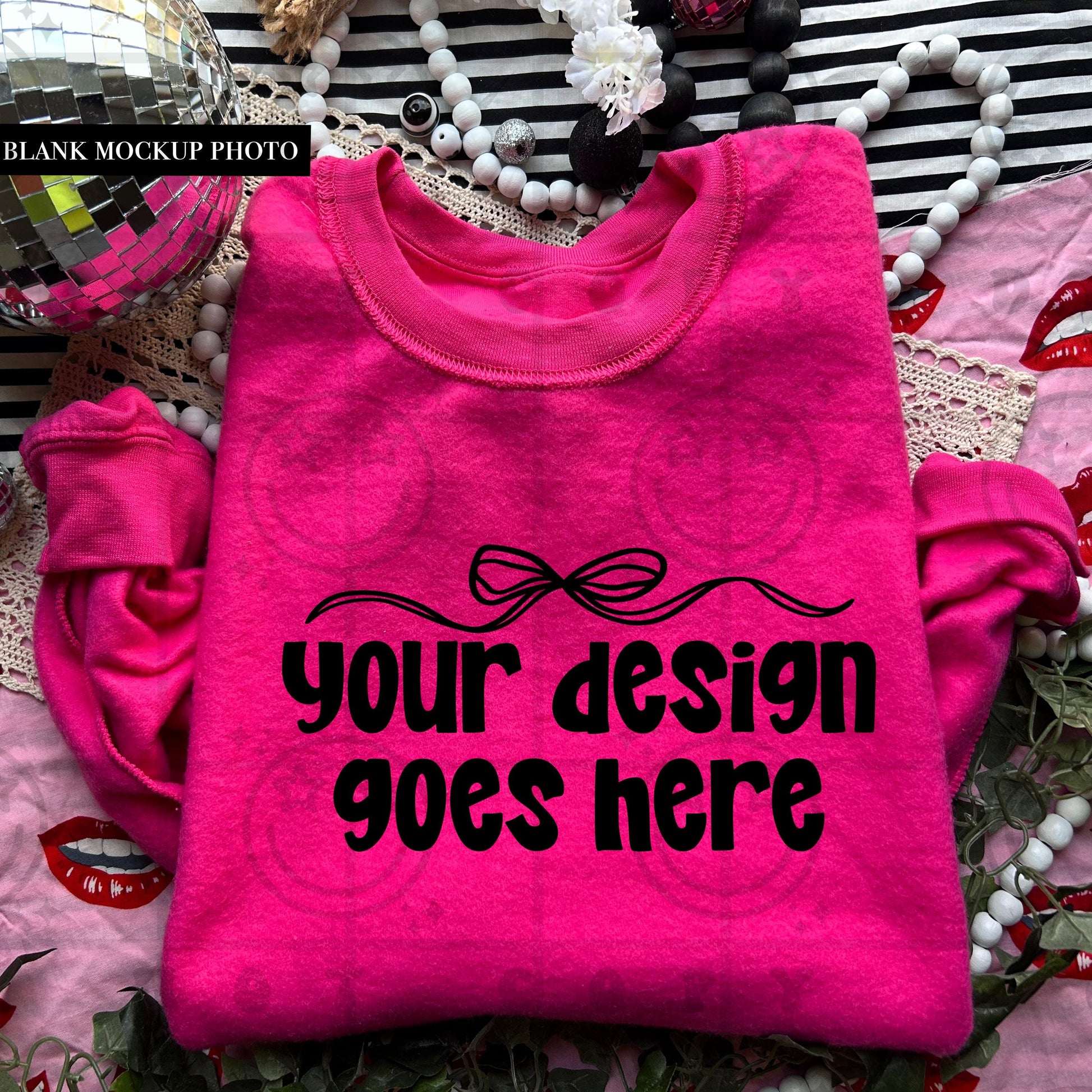 inside out sweatshirt mock up, Gildan sweatshirt, g18000, Heliconia