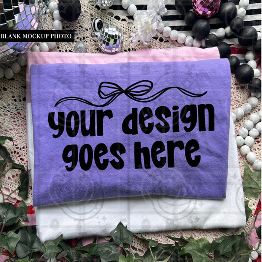 Comfort colors Tshirt Mock up photo, cc1717 Violet