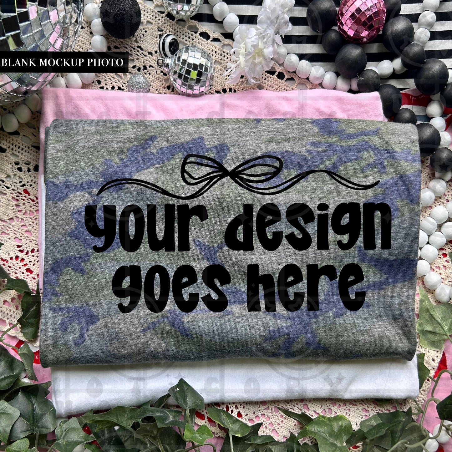 LAT Camo Tshirt Mock up photo