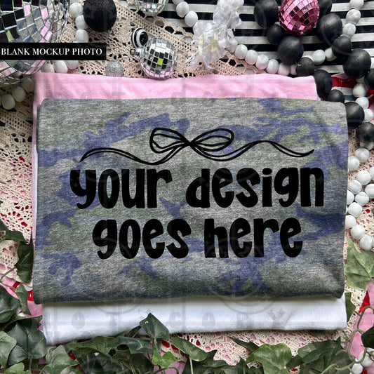 LAT Camo Tshirt Mock up photo