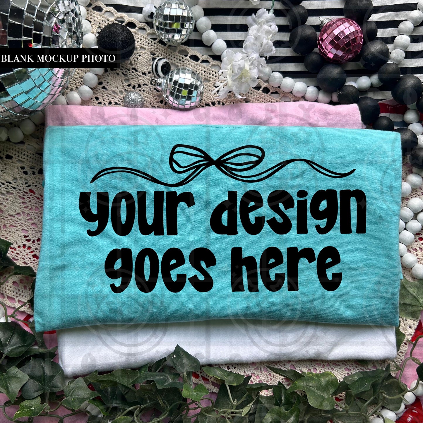 Comfort colors Tshirt Mock up photo, cc1717 chalky mint