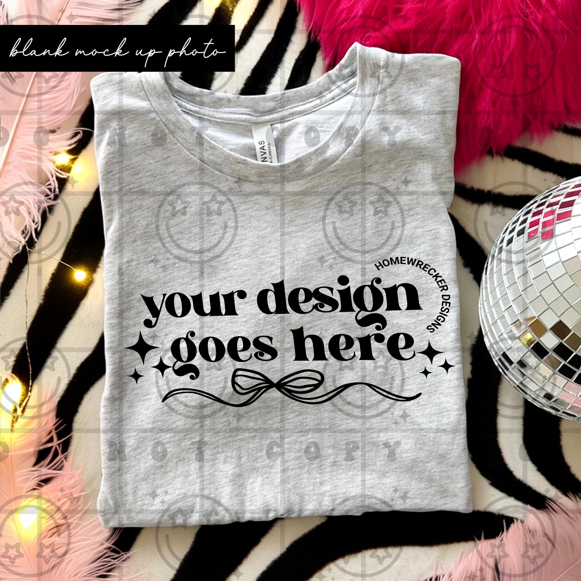 Bella and Canvas 3001cvc Ash mock up photo, digital download