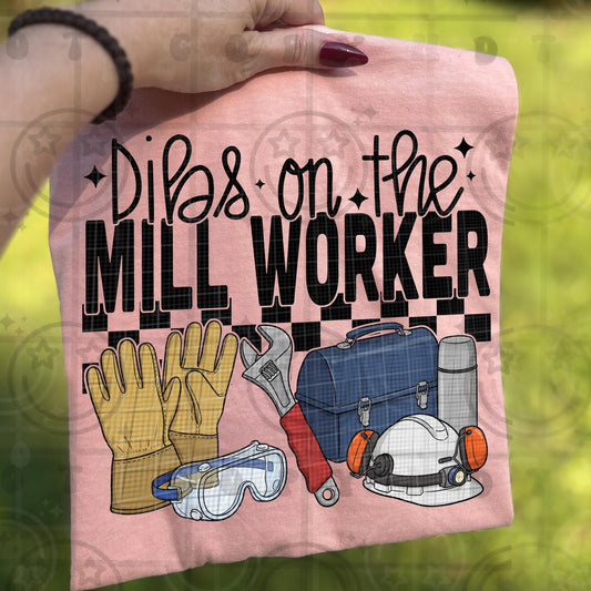 dibs on the mill worker png download