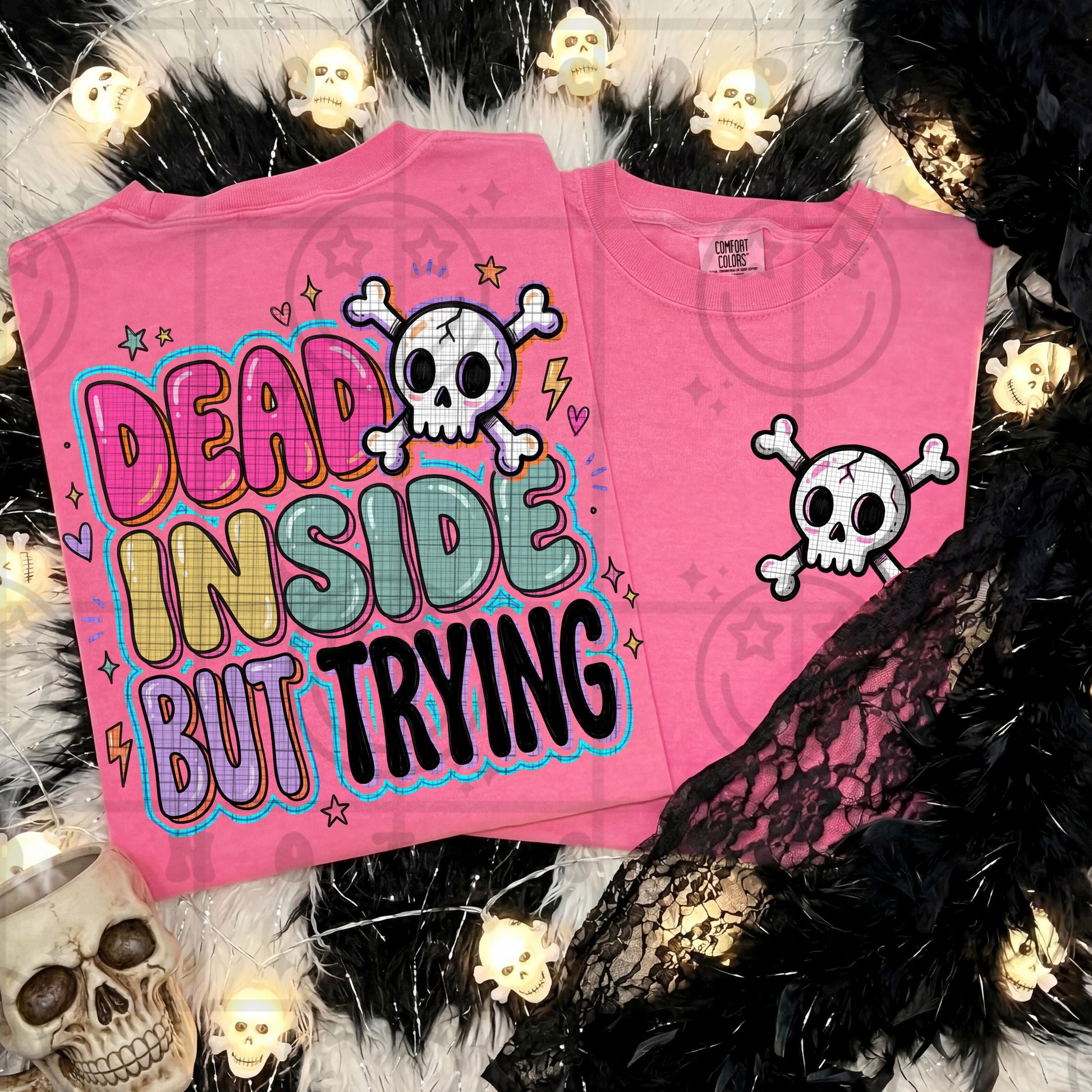 Dead inside but trying PNG digital download
