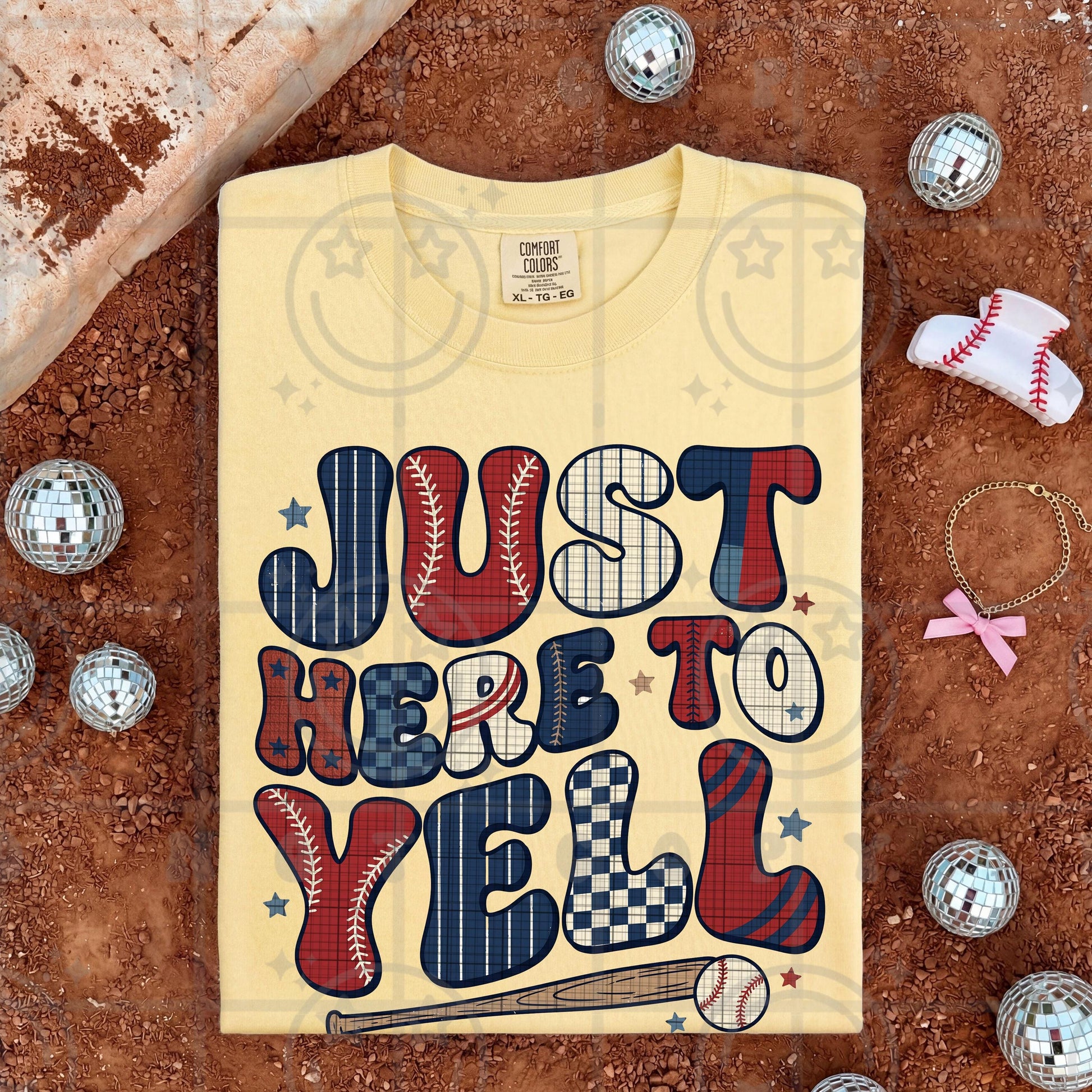 Just here to yell baseball PNG digital download