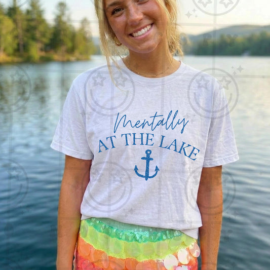 Mentally at the lake PNG digital download