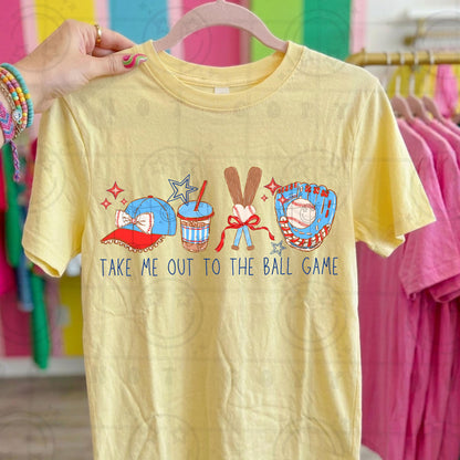 Take me out to the ball game baseball PNG digital download