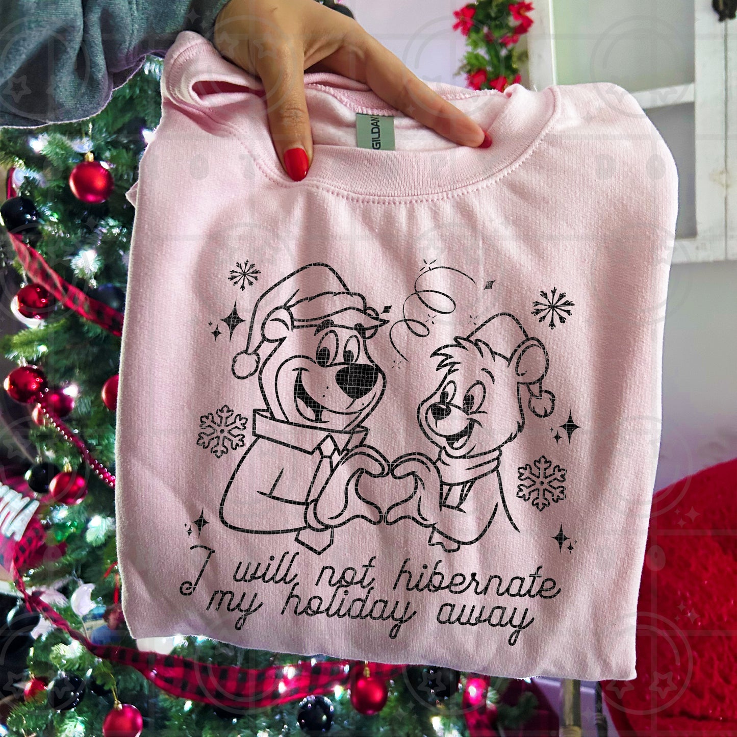 I will not hibernate my holiday away Digital Download PNG