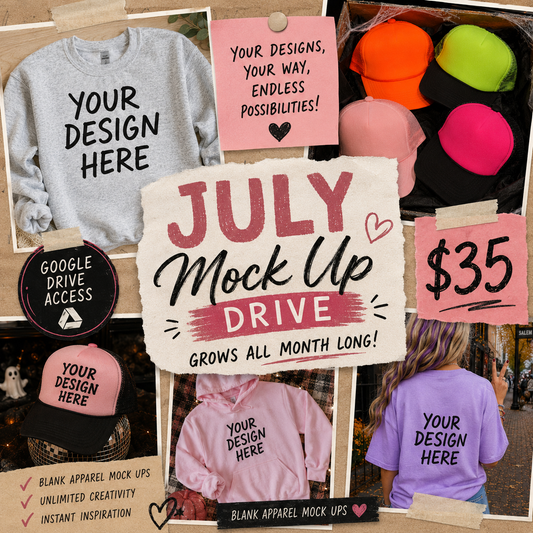 July 2026 blank mock Drive
