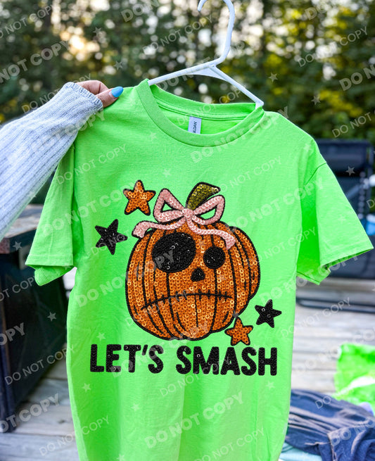 Let's Smash faux sequin PNG design from Homewrecker Design Shop