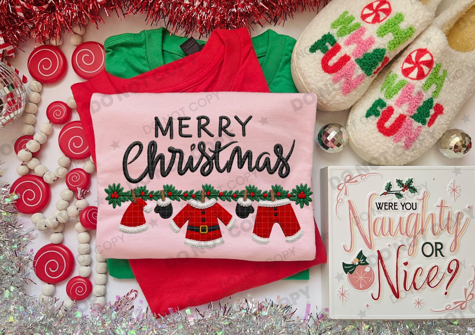 Merry Christmas Santa suit PNG design from Homewrecker Design Shop