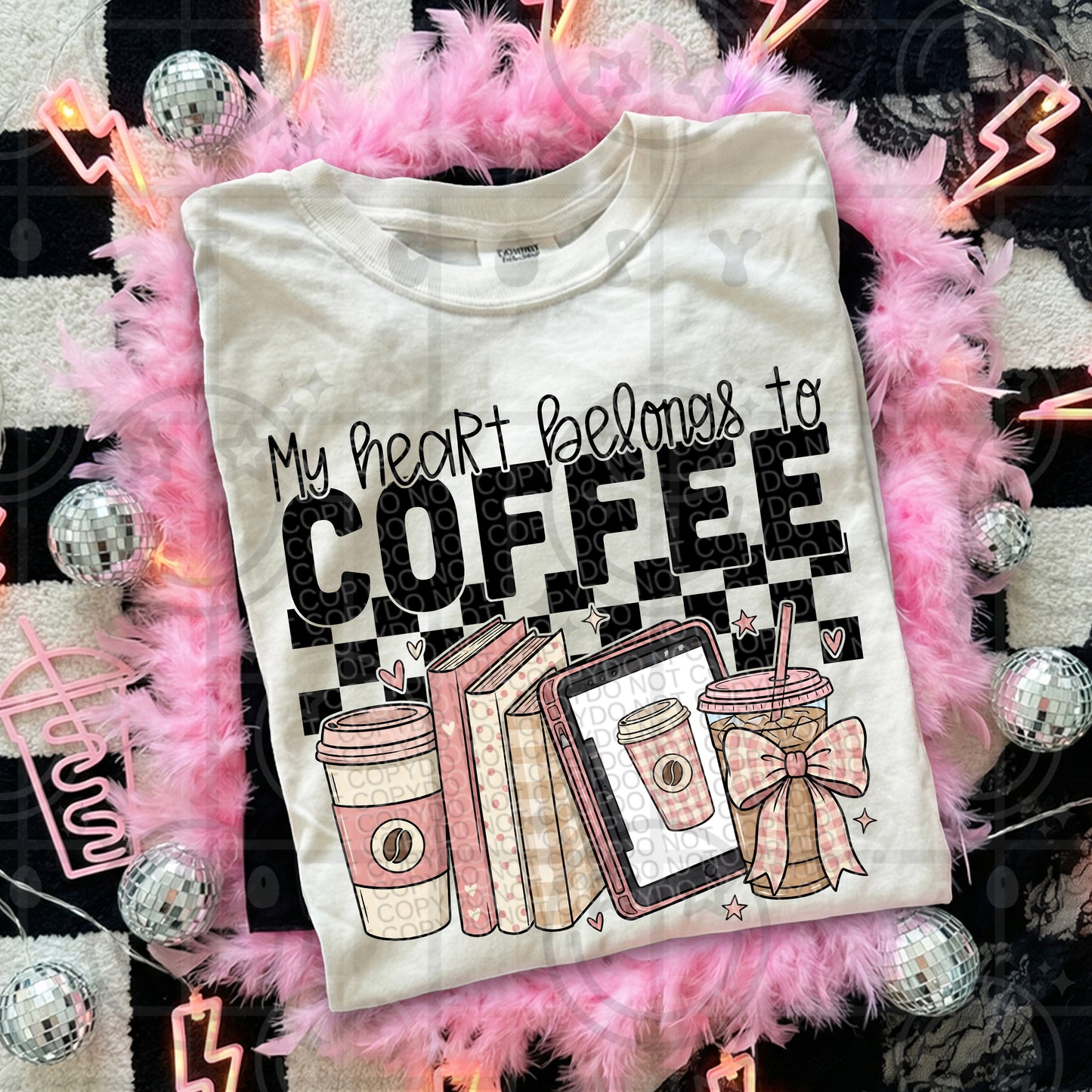 My heart belongs to drinks PNG DOWNLOAD