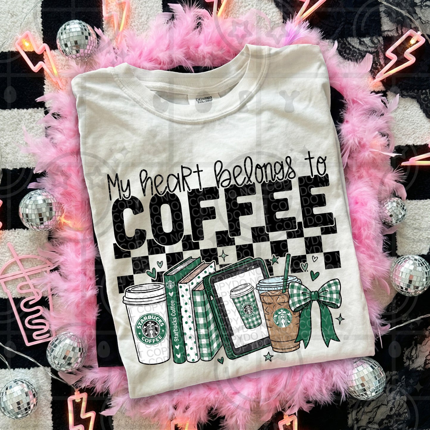 My heart belongs to drinks PNG DOWNLOAD