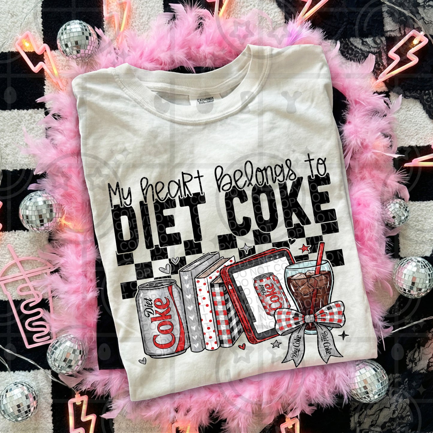 My heart belongs to drinks PNG DOWNLOAD