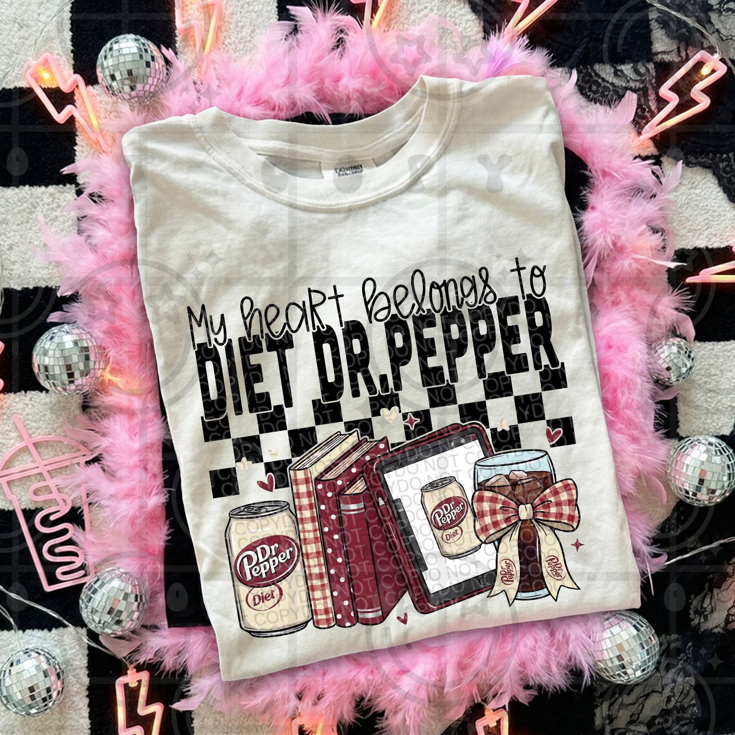 My heart belongs to drinks PNG DOWNLOAD