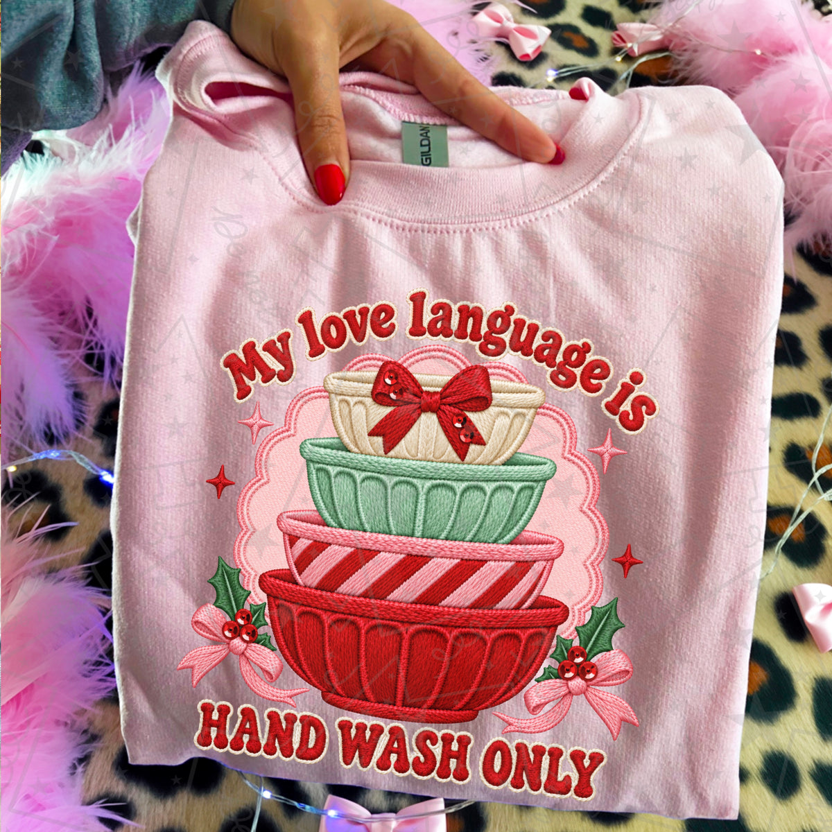 My Love Language Is Hand Wash Only PNG design from Homewrecker Design Shop