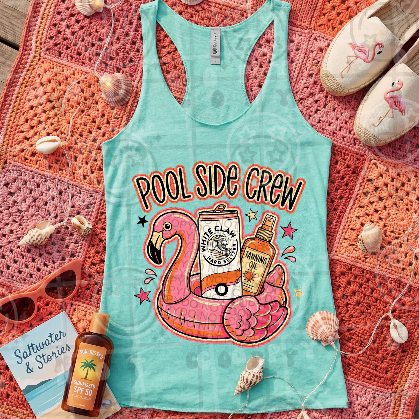 Pool side crew digital download png