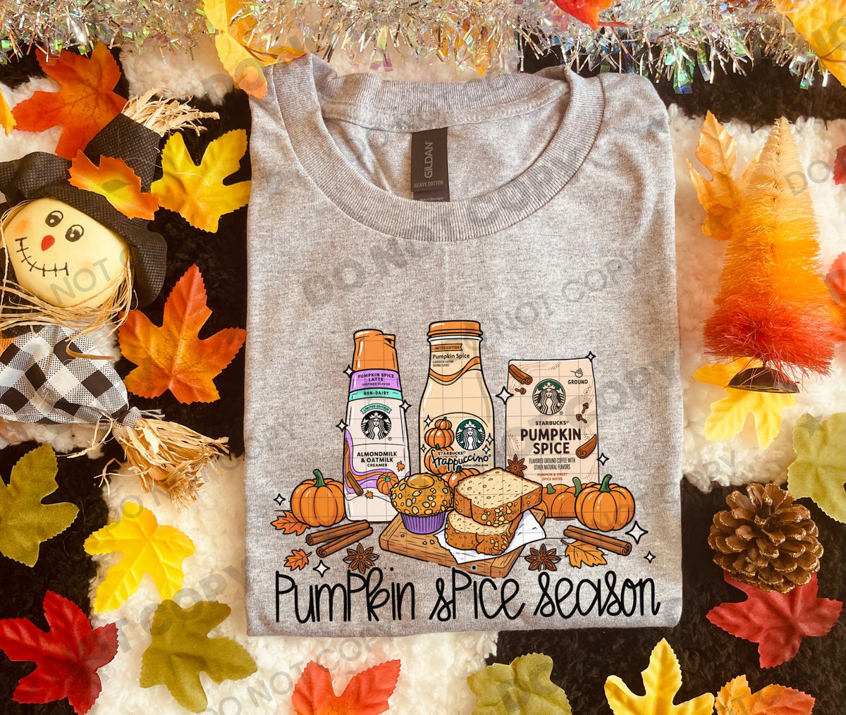 Pumpkin Spice Season PNG design, digital download