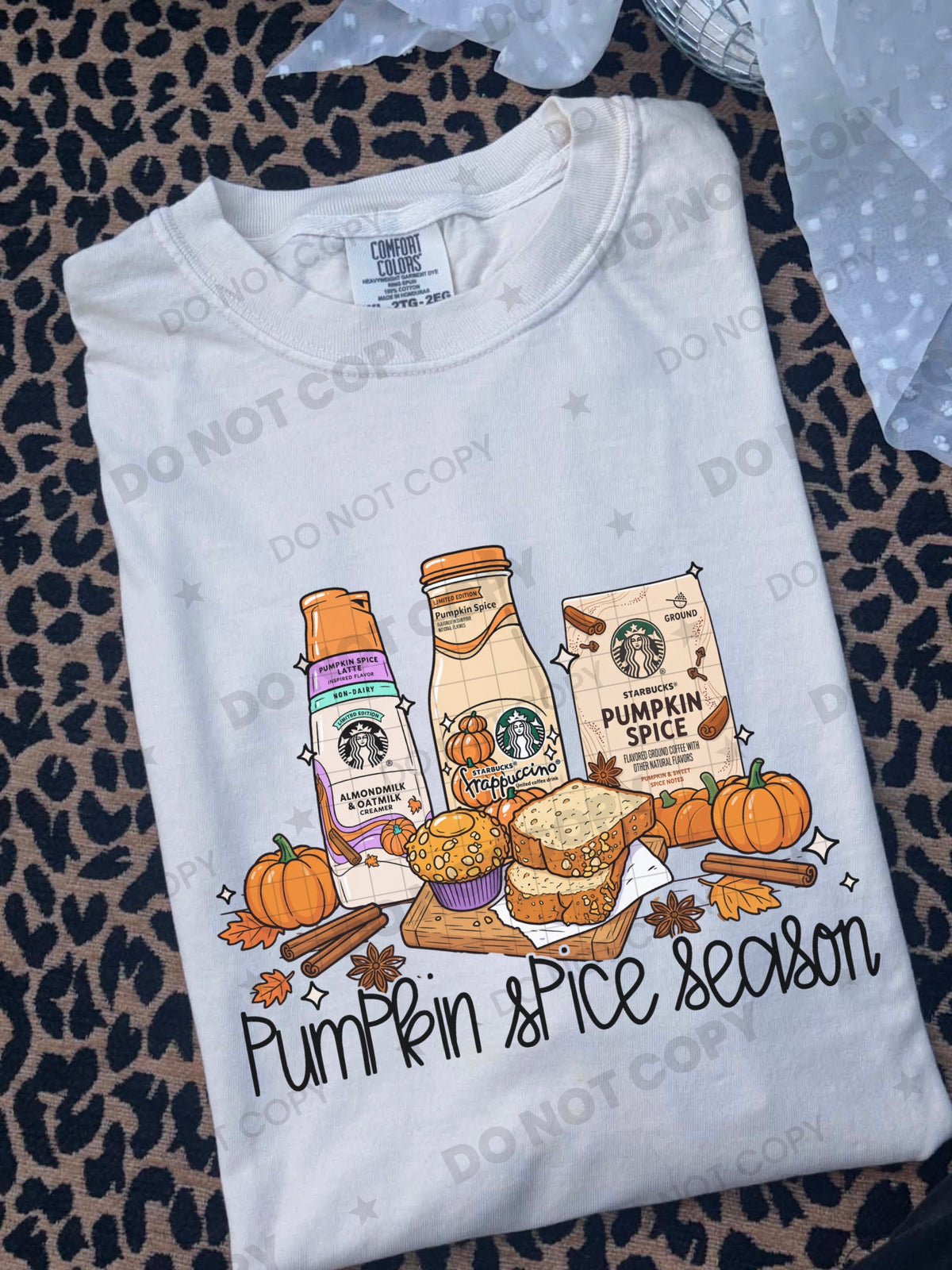Pumpkin Spice Season PNG design, digital download