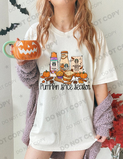Pumpkin Spice Season PNG design, digital download