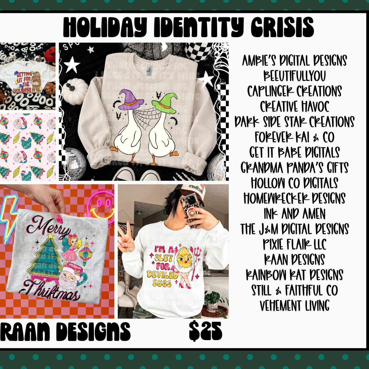 Holiday Identity Crisis Collab: 17 designers