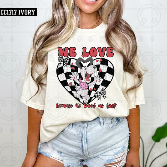 We love because He loved us first PNG